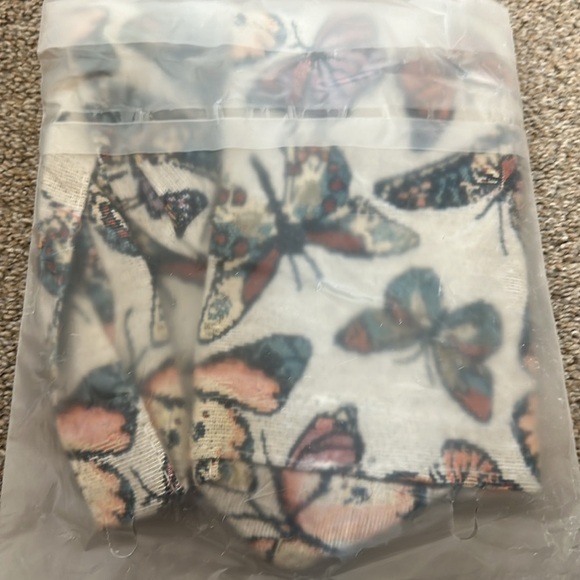 NEW Butterfly Print Embroidery Tote Bag - Picture 4 of 4